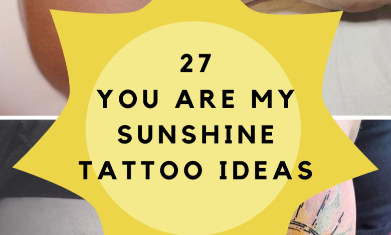 Sunshine tattoo ideas