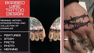 Tattoo designs barbed wire