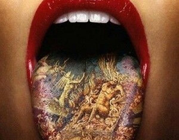 Tongue tattoo designs